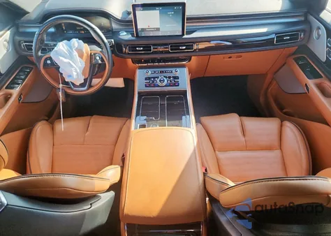 2020 Lincoln Aviator Black Label из США, поврежденный, VIN 5LM5J9XC3LGL03947